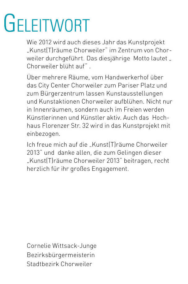 Flyer Ausstellung am 26.09.13